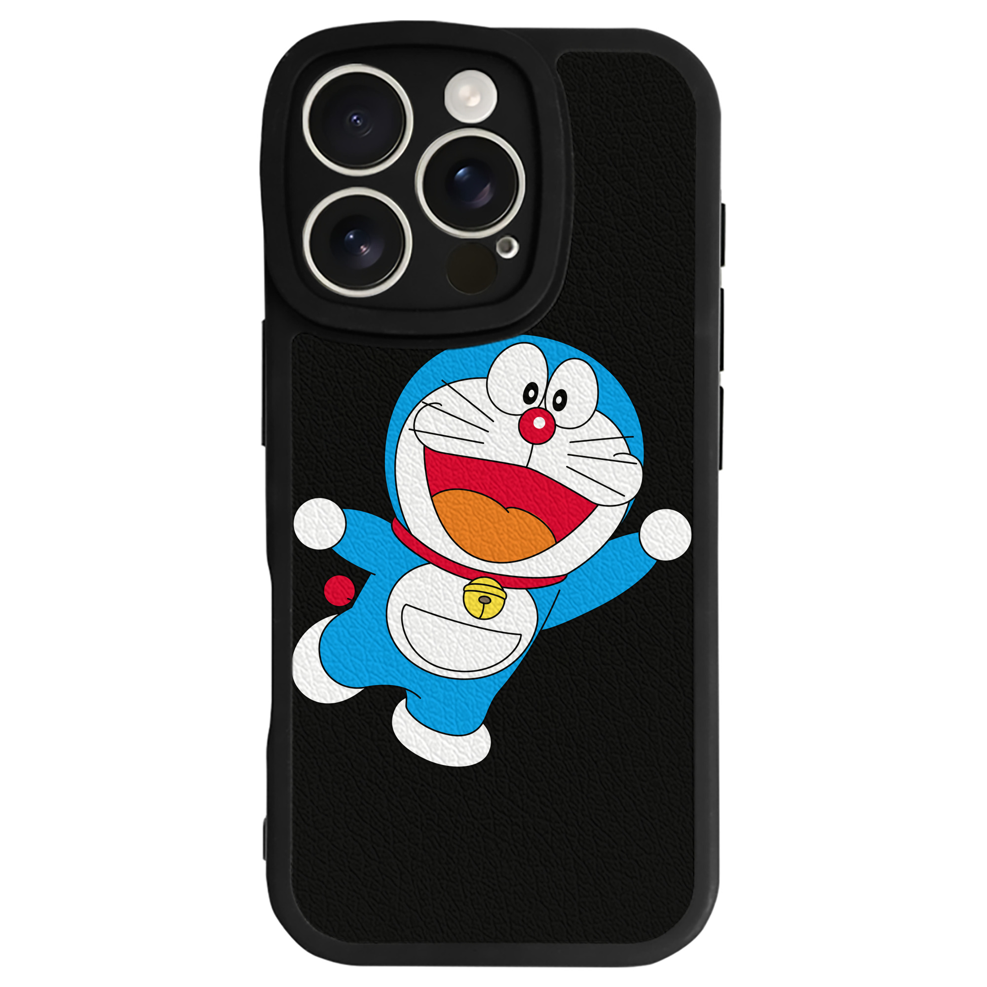 （画像用） ドラえもん Doraemon 【iPhone 16シリーズ対応】シリコンスマホケース（レザー調） 材質：シリコン